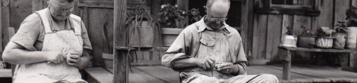 A Porch of Whittlers